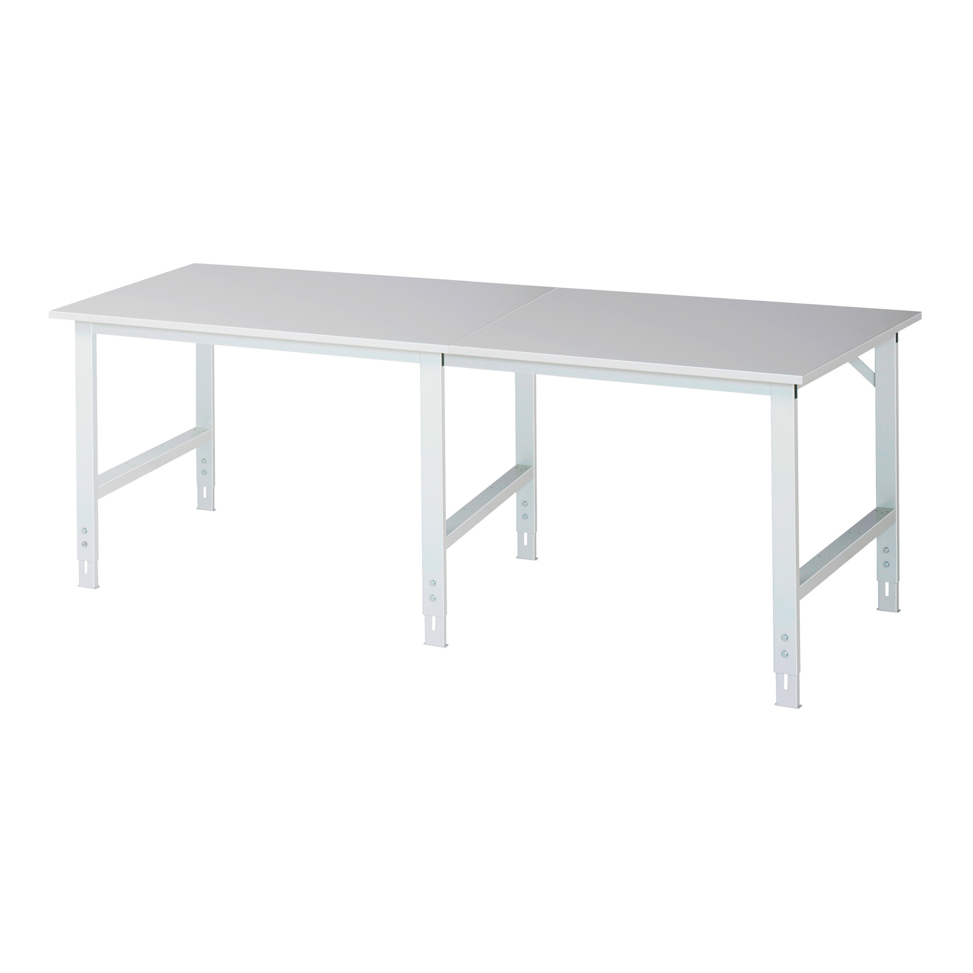 Rau Arbeitstisch Tom höhenverstellbar, B2500xT1000xH760-1080mm, M-Platte-22mm