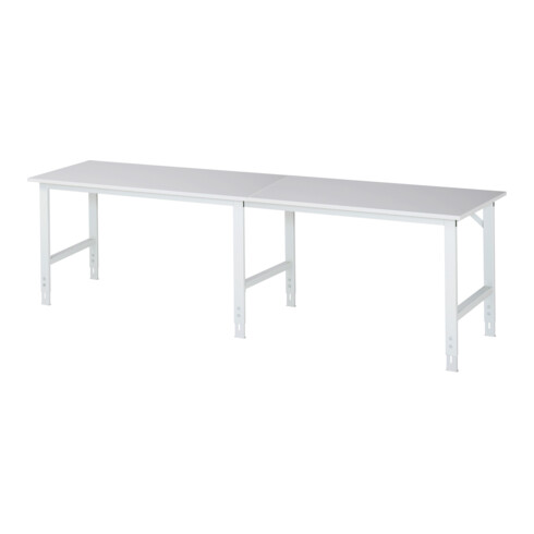 Rau Arbeitstisch Tom höhenverstellbar, B3000xT800xH760-1080mm, M-Platte-22mm