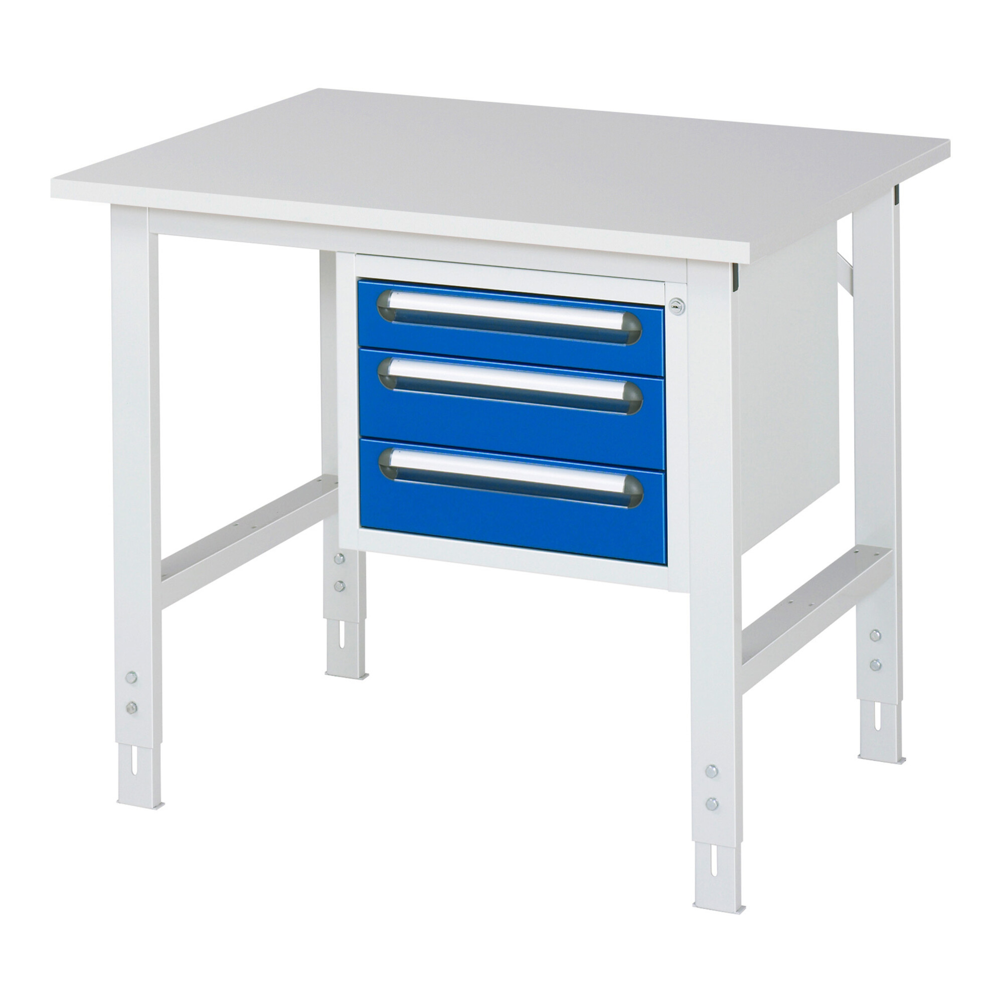 Rau Arbeitstisch Tom höhenverstellbar KM04, B1000xT800xH760-1080mm, M-Platte-22mm