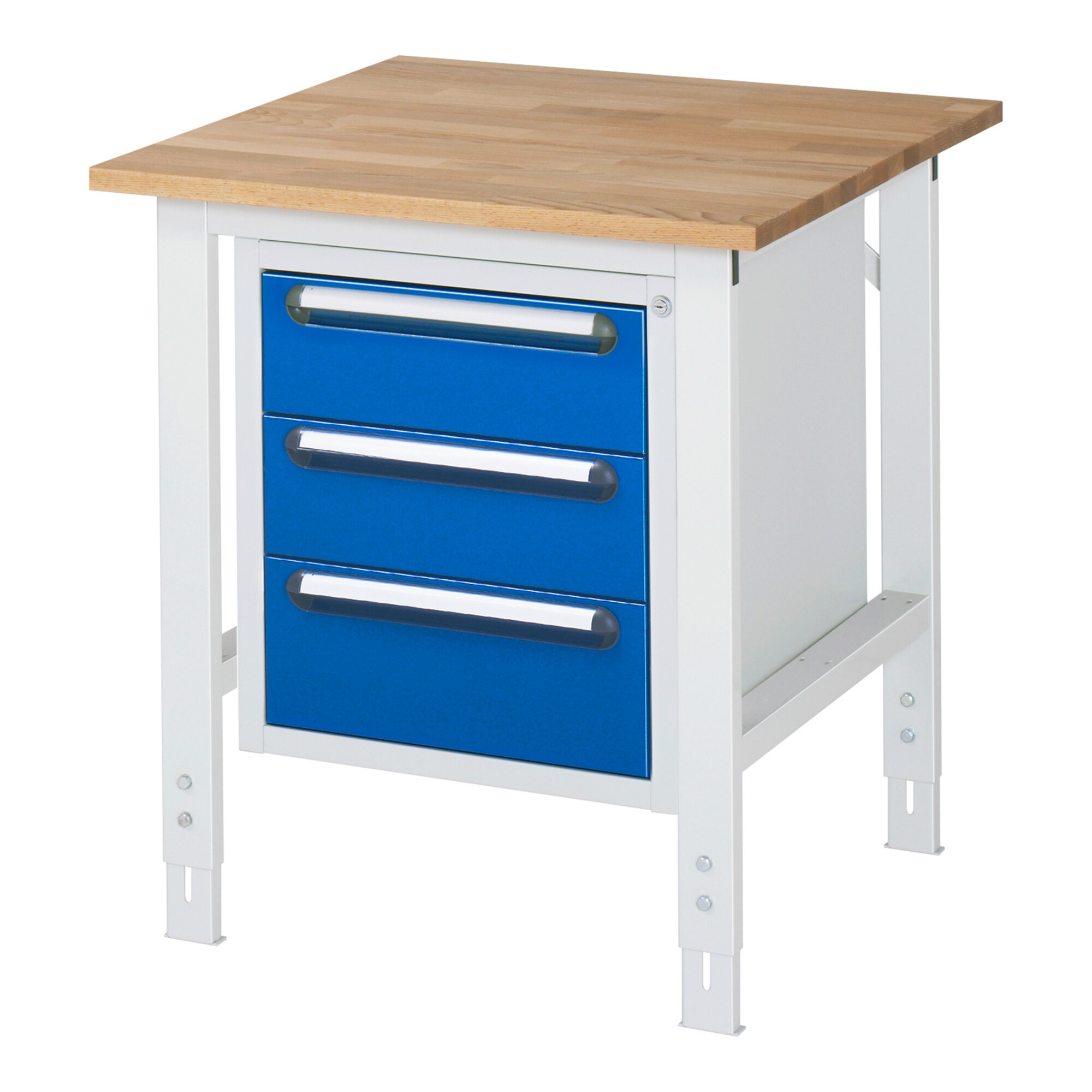 Rau Arbeitstisch Tom höhenverstellbar KM06, B750xT800xH760-1080mm, B-Platte-25mm