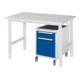 Rau Arbeitstisch Tom scrivania regolabile in altezza KM08, L1250xP800xA760-1080mm, piano M-22mm-1