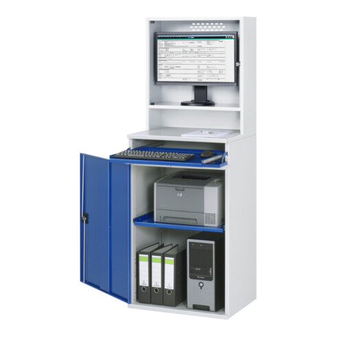 Rau Armadio per computer - modello 65, lxPxH=650x520x1770mm