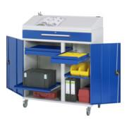 Rau Armoire d'appoint Pupitre 03T, L1100xP520xH1110/1220mm, mobile