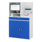 Rau Armoire informatique 67T avec boîtier moniteur T520mm, L1100xP520xH1770mm-4