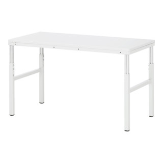 Rau Banco da lavoro Base Serie E, L1500xP700xA650-1000mm, piano in laminato duro 30mm