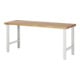 Rau Banco da lavoro con altezza regolabile e piano massiccio, 2000x700x790-1140mm-1