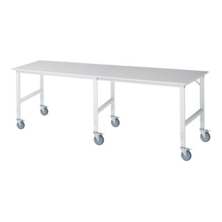 Rau Banco da lavoro mobile (HV) Tom (6 LR), L3000xP1000xA910-1230mm, Piastra M-22mm