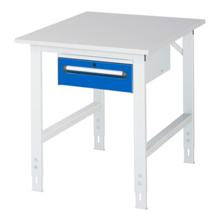 Rau Banco da lavoro Tom regolabile in altezza KM02, L750xP1000xA760-1080mm, piano M-22mm