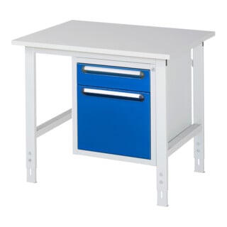 Rau Banco da lavoro Tom regolabile in altezza KM05, L1000xP800xA760-1080mm, piano M 22mm
