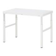 Rau Basistisch Serie E, B1200xT700xH650-1000mm, höhenverstellbar, EGB-Melamin-Platte 28mm