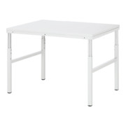 Rau Basistisch Serie E, B1200xT900xH650-1000mm, höhenverstellbar, EGB-Melamin-Platte 28mm