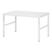 Rau Basistisch Serie E, B1500xT900xH650-1000mm, höhenverstellbar, EGB-Melamin-Platte 28mm