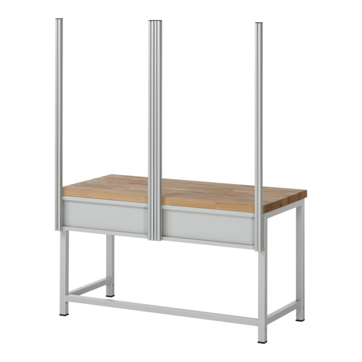 Rau Befestigungssatz für Werktische/Werkbänke Systembreiten 750+750mm