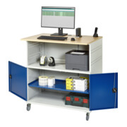 Rau Bureau informatique 1022, L1100xP790xH1180mm, mobile