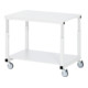 Rau Carrello da tavolo con pannello in laminato duro 30mm, lxPxH=1000x700x650-1100mm-1