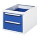 Rau Cassettiera E-2-2 per tavolo da lavoro E lxPxH=490x600x395mm-1