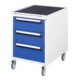 Rau Cassettiera mobile E-3-3, lxPxH=490x600x690mm-1