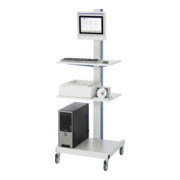 Rau Computer-Ständer mobil BxTxH 650x650x1750mm-3