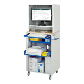 Rau Computer-Station 2075, L720xP660xH1850mm