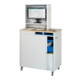Rau Computer-Station mit Monitorengehäuse mobil BxTxH 1030x660x1810mm-4