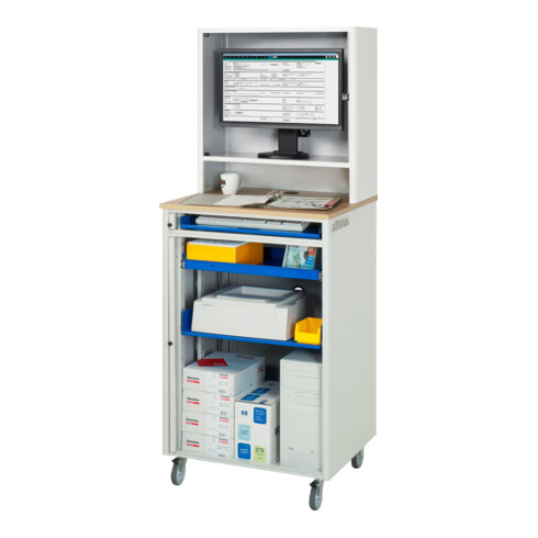 Rau Computer-Station mobil 20BxTxH 720x660x1810mm