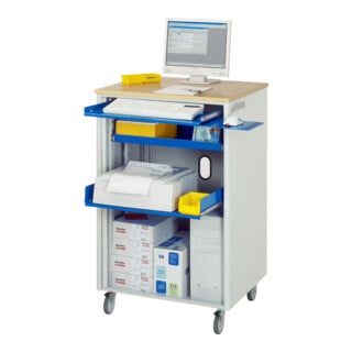 Rau Computer-Station mobil BxTxH 720x660x1100mm