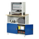 Rau Computer-Tisch 1022 mit Monitorgehäuse T550 mm, B1100xT790xH1840mm-4