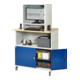 Rau Computer-Tisch 1022 mit Monitorgehäuse T550 mm, B1100xT790xH1890mm, mobil-4