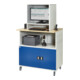 Rau Computer-Tisch 1023 mit Monitorgehäuse T550mm, B1100xT790xH1890mm, mobil-2