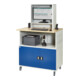 Rau Computer-Tisch mit Monitorengehäuse mobil BxTxH 1100x800x1100/1810mm-4