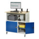 Rau Computer-Tisch ohne Monitorengehäuse mobil BxTxH 1100x800x1100mm-5