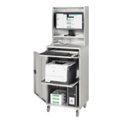 Rau Edelstahl-Computer-Schrank M65 520 mm