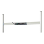 Rau Energieleiste mit Halteschiene, B2000xT85xH80mm, RAL7035