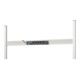 Rau Energieleiste mit Halteschiene Serie E, B1500xT85xH80mm, RAL7035-1