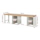Rau Établi 7511A8, L3000xP700xH840mm, 10x tiroirs-TA