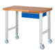 Rau Établi mobile réglable en hauteur 7001A1, L1250xP700xH950-1000mm-1