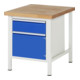 Rau Table de travail 8152A2, L750×H840-1040mm, réglable en hauteur, 1 tiroir-TA, 1 porte-1