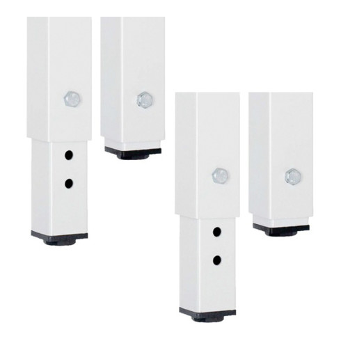 Rau Établi 8185A2, L1000×H840-1040mm, hauteur réglable, 4 tiroirs-TA, SSKL