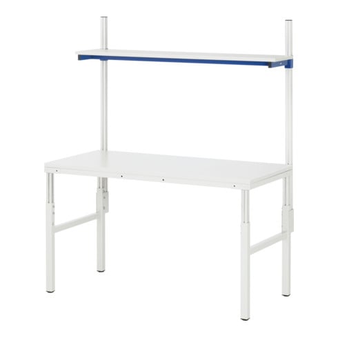 Rau Étagère Basique, L1800xP500xH650-1000/H2040mm, Plaque Mélaminée 22mm