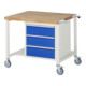 Rau Fahrbare Werkbank 8157, T900xH880mm, 3x Schublade-TA-1