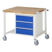 Rau Fahrbare Werkbank 8157, T900xH880mm, 3x Schublade-TA
