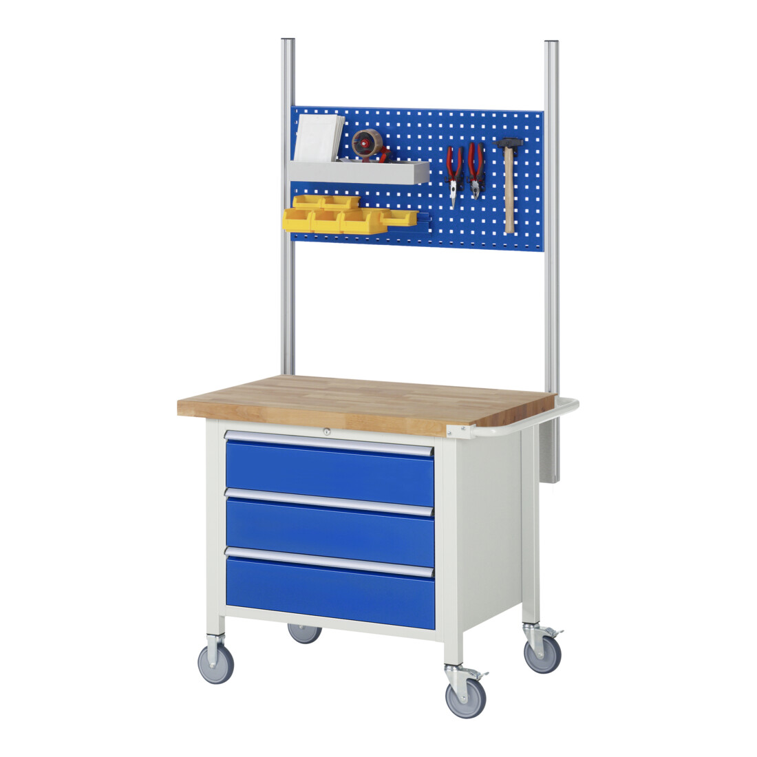 Rau Fahrbare Werkbank 8157, B750xT900xH880mm, 3x Schublade-TA