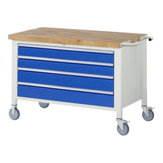 Rau Fahrbare Werkbank 8362, T700xH880mm, 4x Schublade-TA