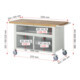 Rau Fahrbare Werkbank 8921, H880mm, 7x Schublade-TA-2