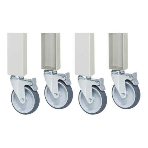 Rau Fahrbare Werkbank höhenverstellbar 7000-7, B1250xT700xH950-1000mm