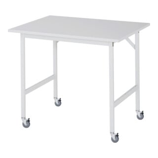 Rau Fahrbarer Arbeitstisch Jerry (4 LR), B1000xT800xH900mm, M-Platte-22mm