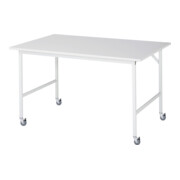 Rau Fahrbarer Arbeitstisch Jerry (4 LR), B1500xT1000xH900mm, M-Platte-22mm