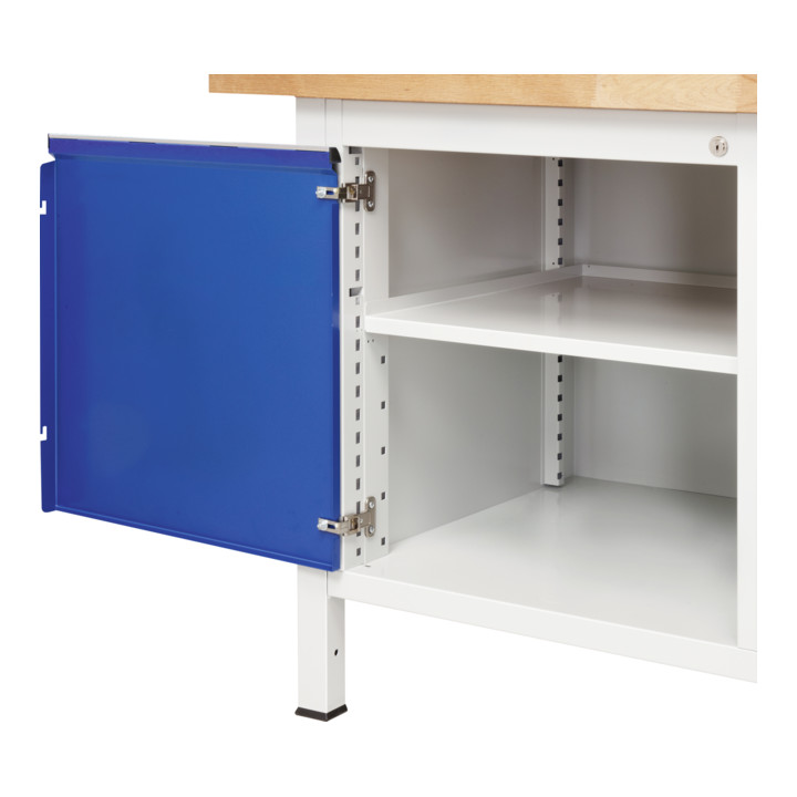 Rau in hoogte verstelbare werkbank 8563A2, B2000xD700xH840-1040mm, 3x lade TA, 1x deur