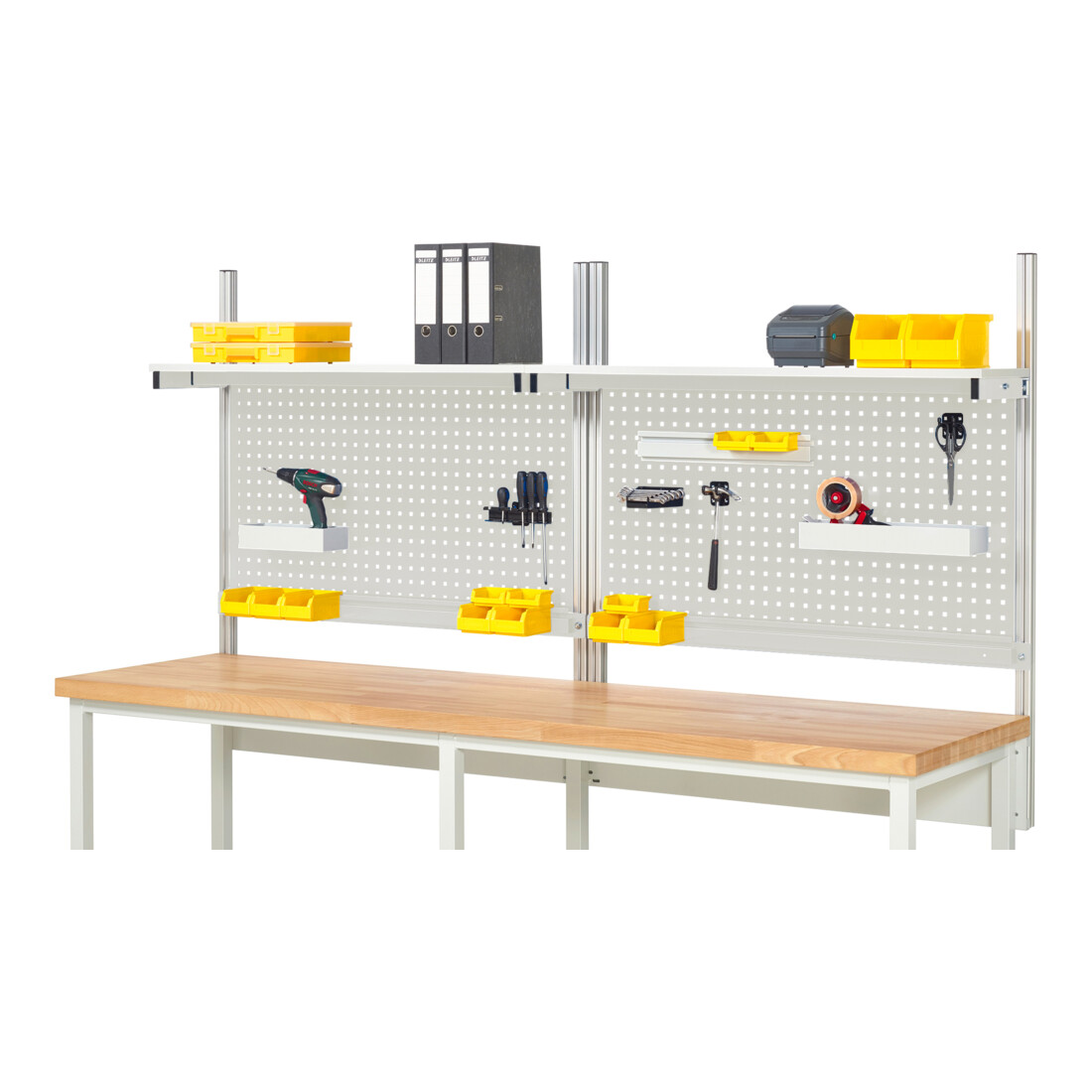 Rau Kit de fixation pour établi Largeur du système