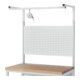 Rau Laufschiene/Montageschiene E, B1500xT40xH40mm, RAL7035-3